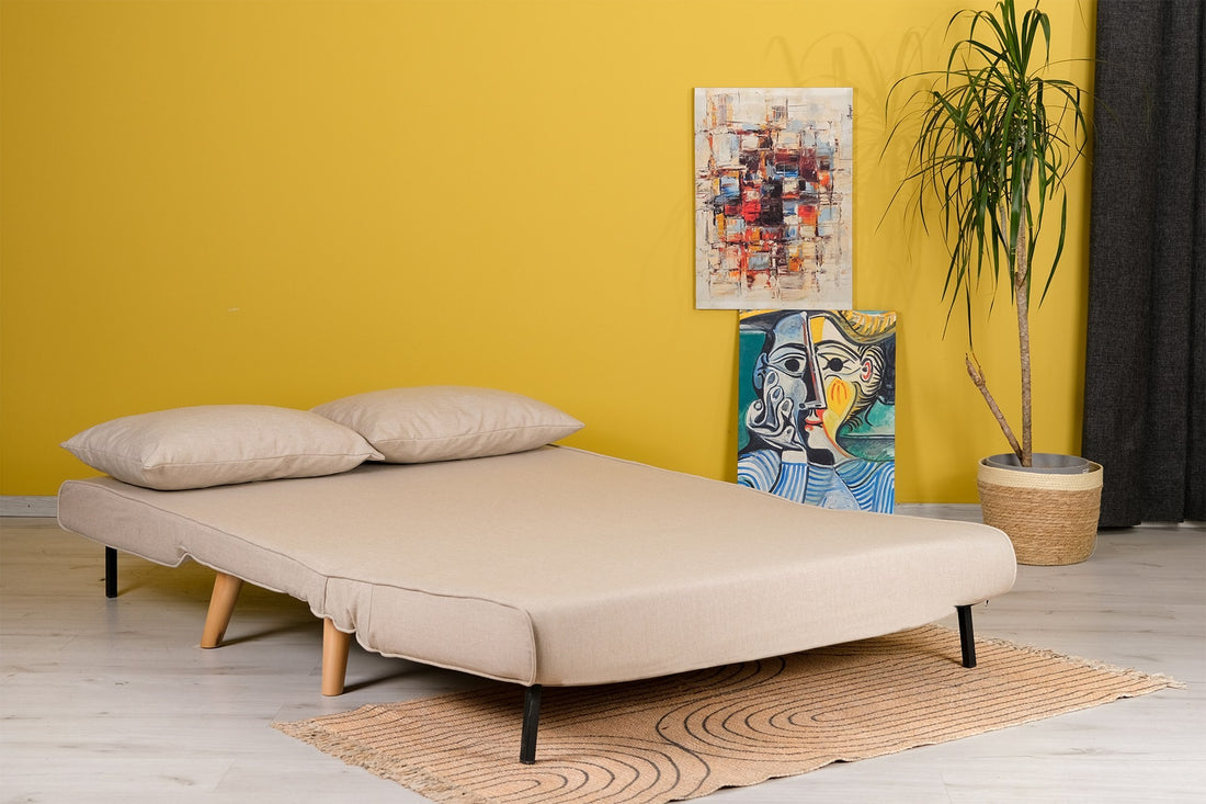 Canapé-lit 2 places Folde 2-Seater - Cream