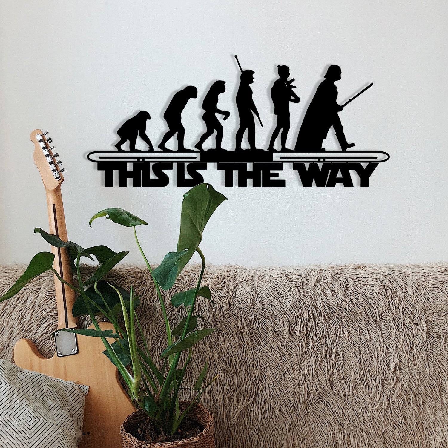 Accessoire mural en métal décoratif Evrim