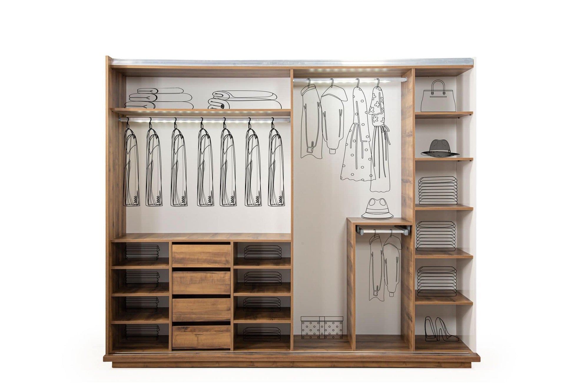 Armoire coulissante Asil 260x70x220