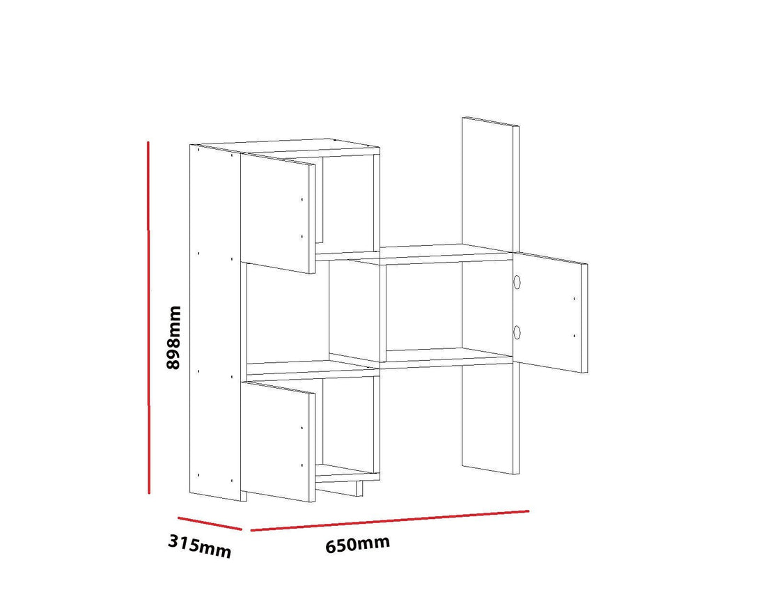 Armoire polyvalente Anna - White