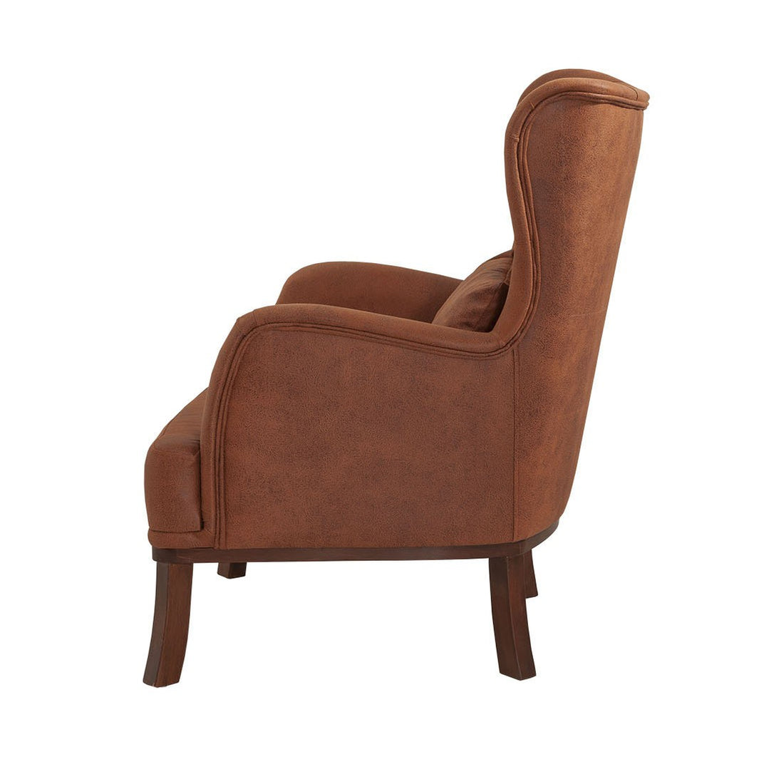 Fauteuil à oreilles Marta - Brown