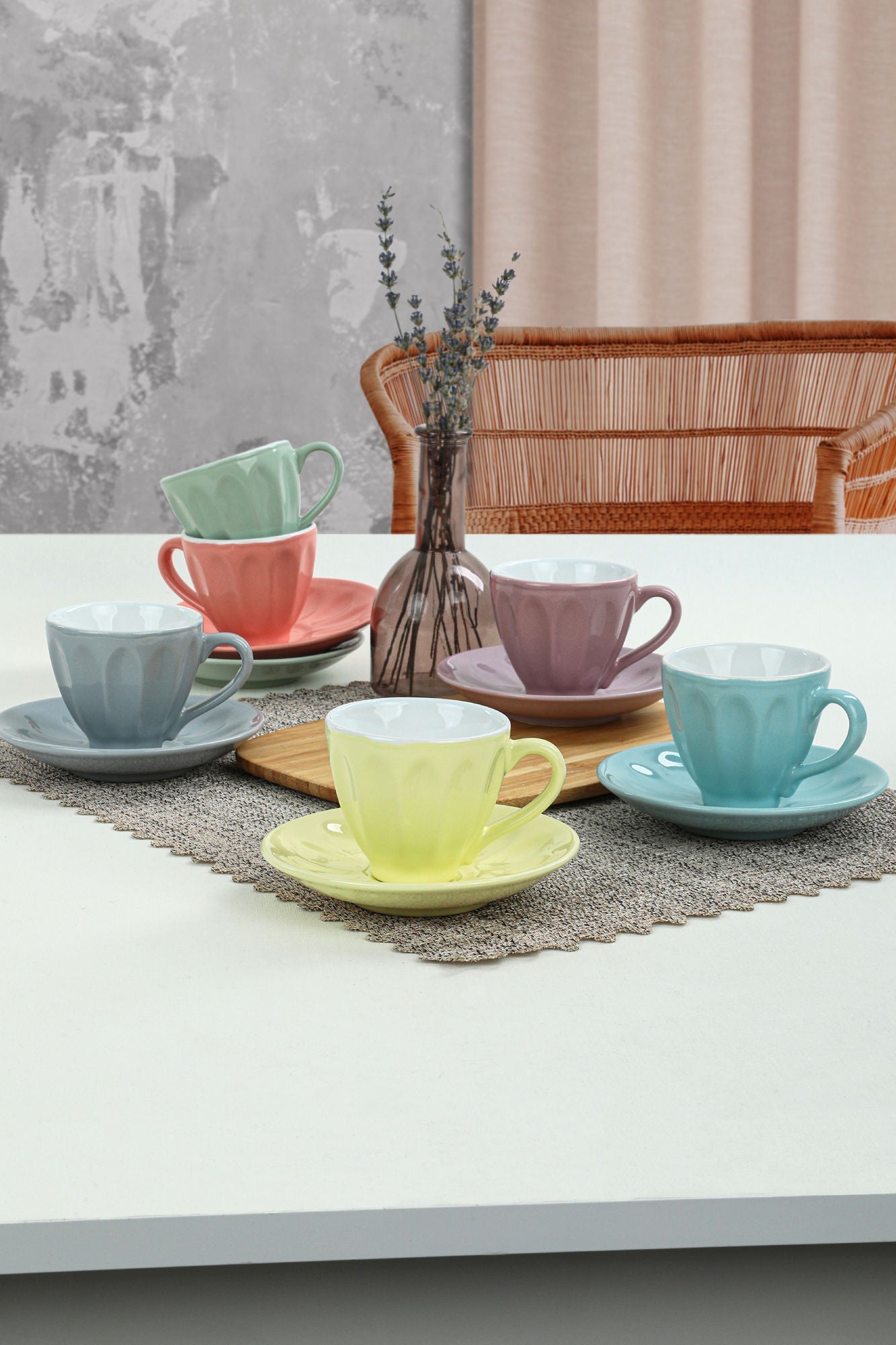 Tea Cup Set (12 Pieces) TC043212F3X1A000000MATT300