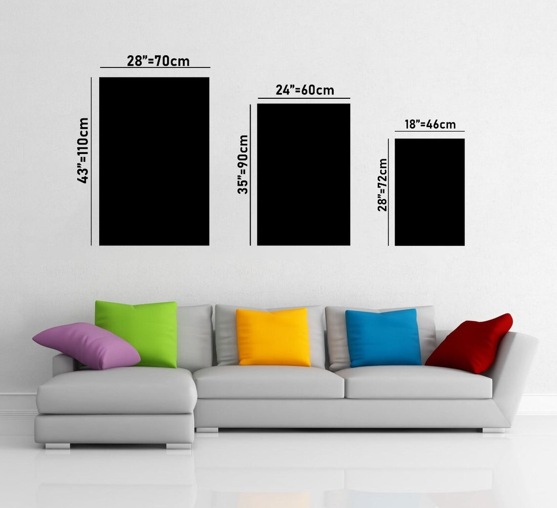 Peinture en verre trempé décoratif 0833 - 110 x 70