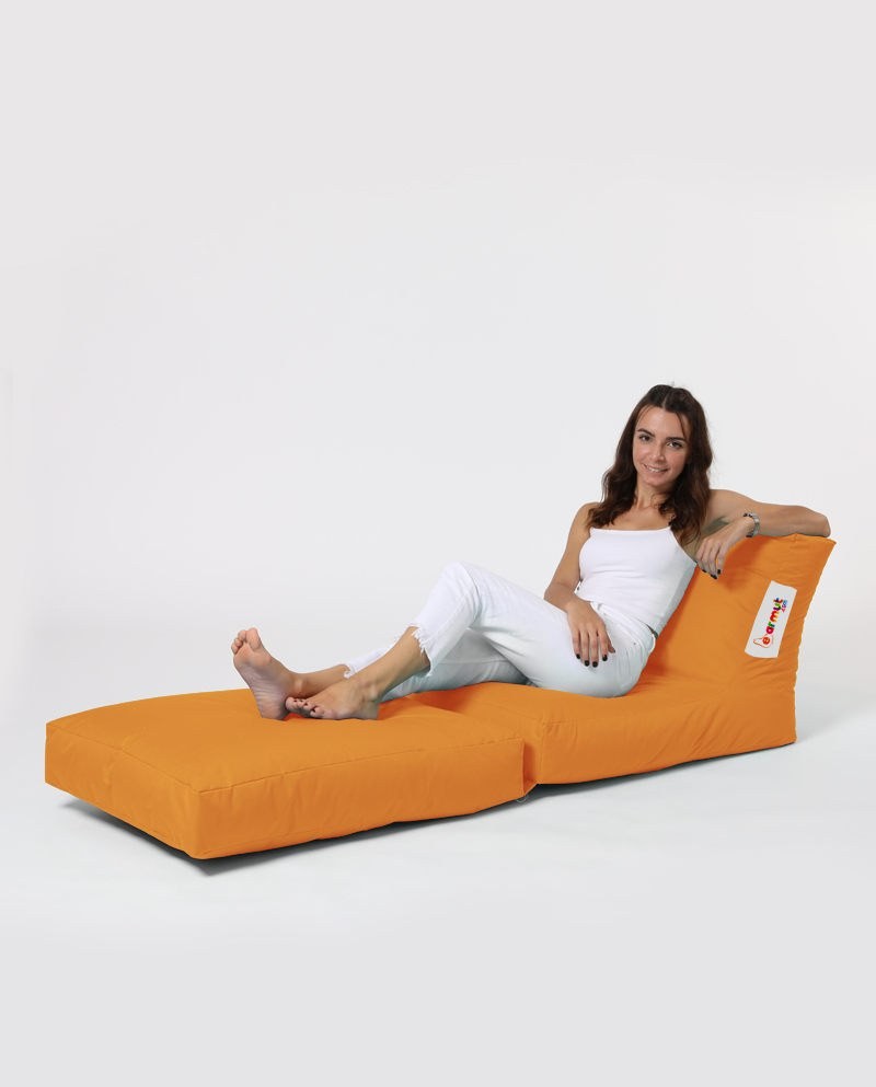 Pouf de jardin Siesta Sofa Bed Pouf - Orange