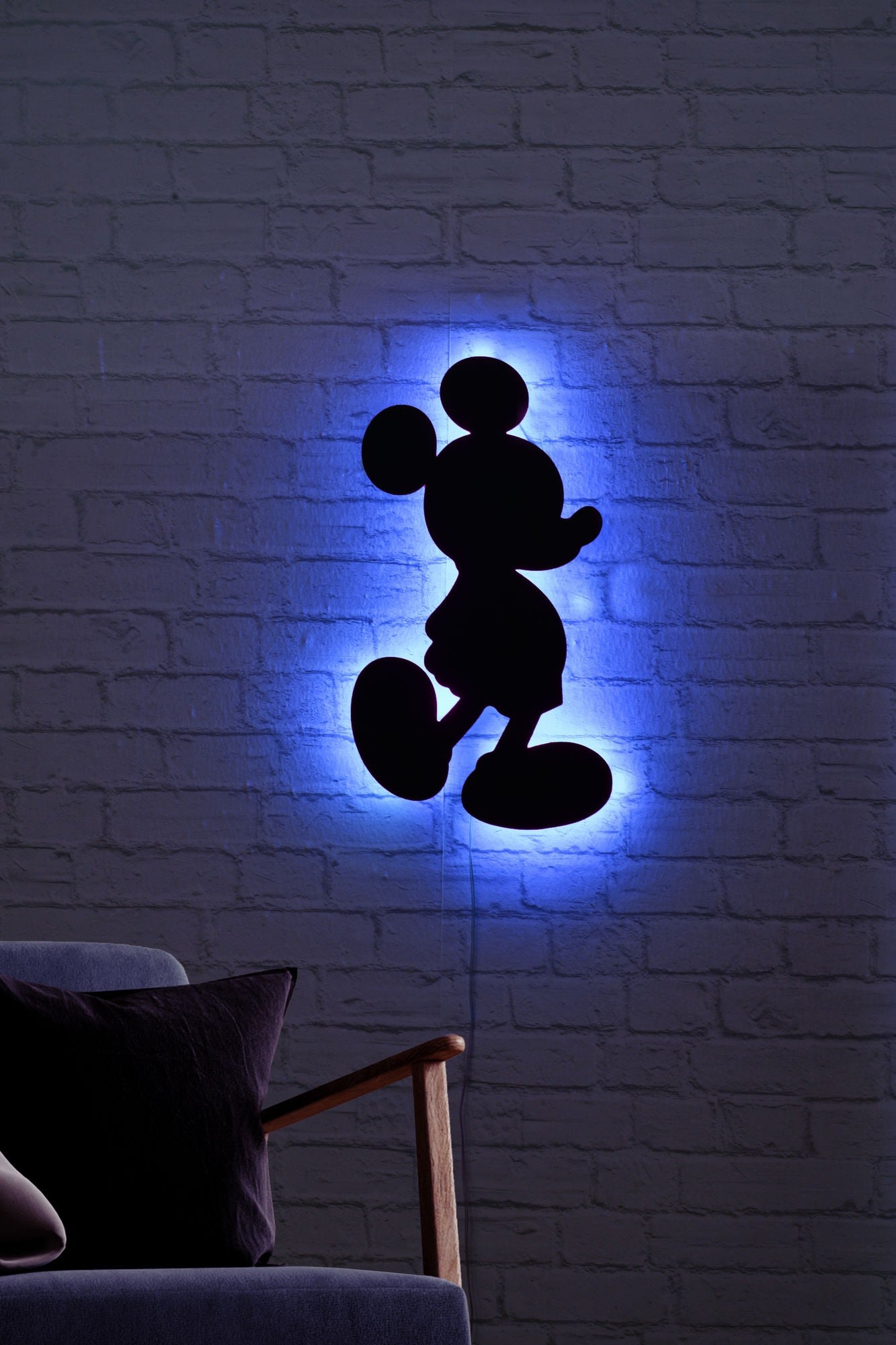 Éclairage LED décoratif Mickey Mouse - Blue