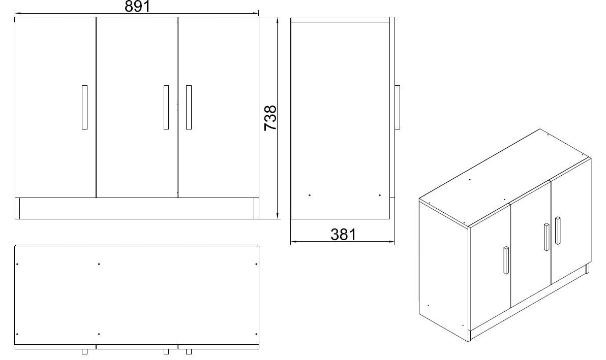 Armoire à plusieurs usage VO5-W