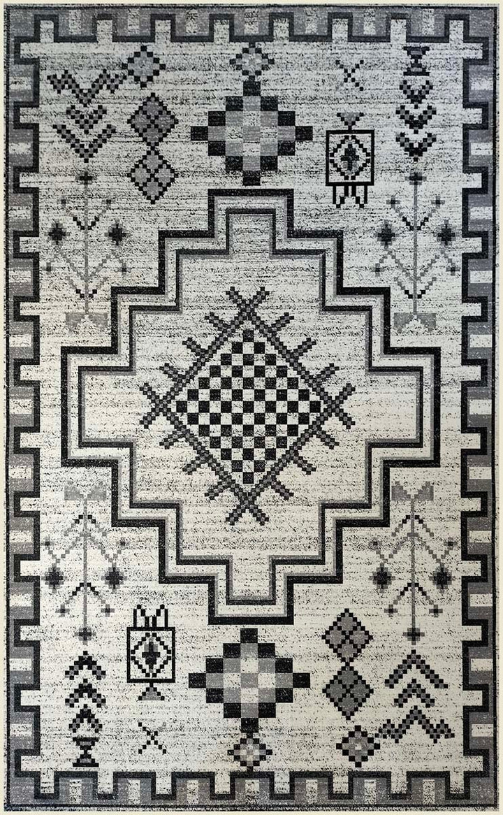 Chenille Tapis 8095 gris 180x280