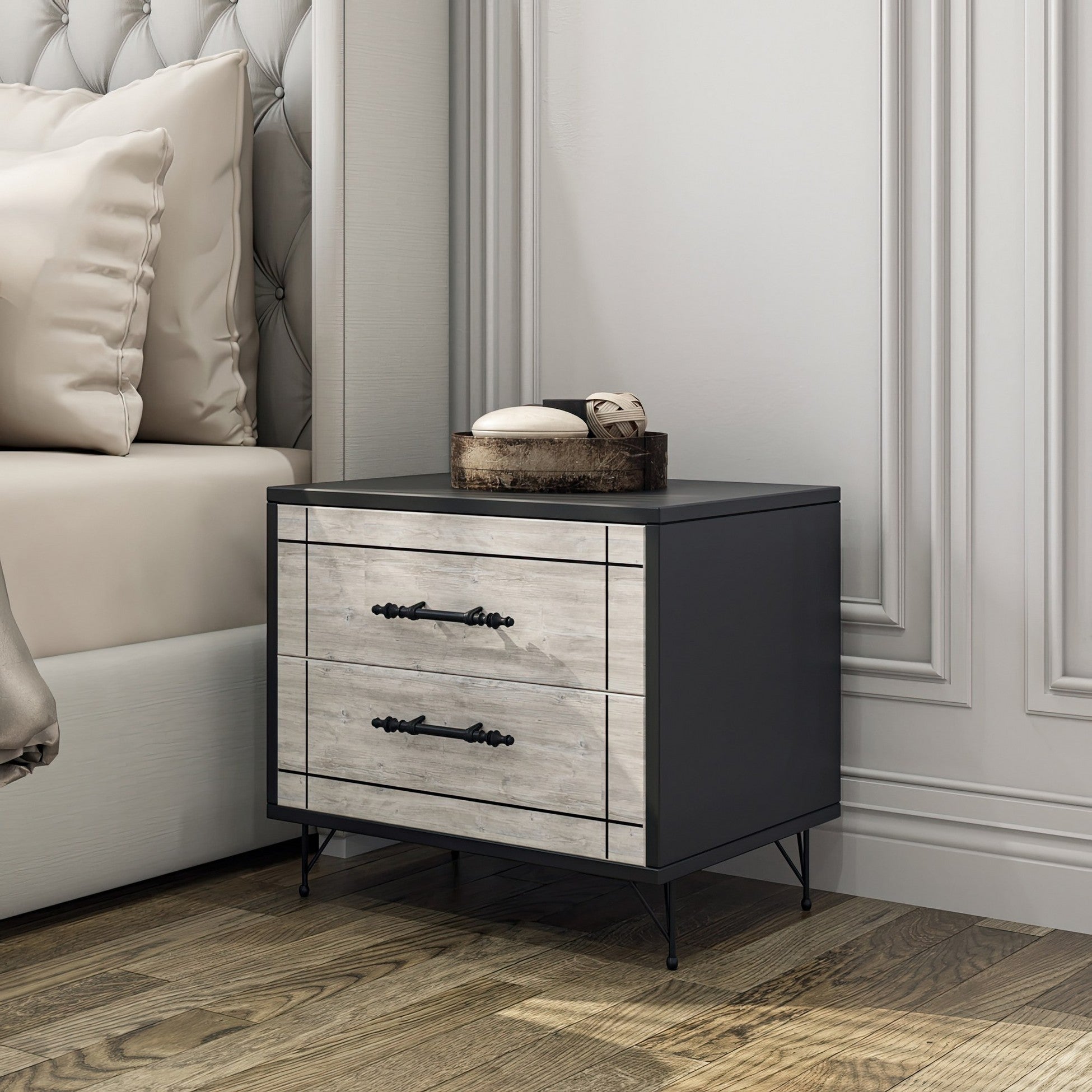 Table de chevet Night - Light Grey