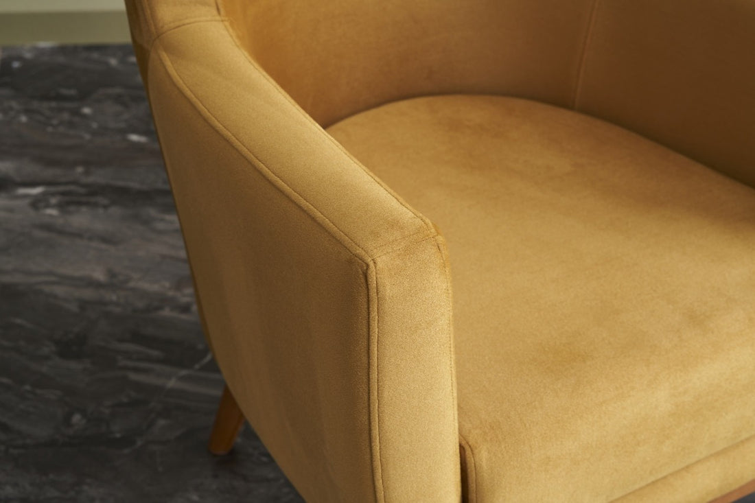 Fauteuil à oreilles Gonca - Gold