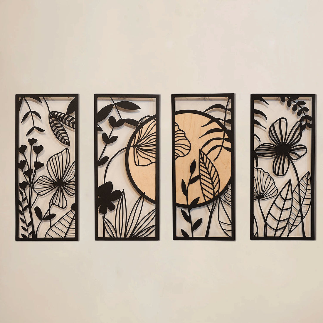 Accessoire mural en métal décoratif Ginkgo Wood - APT601MS