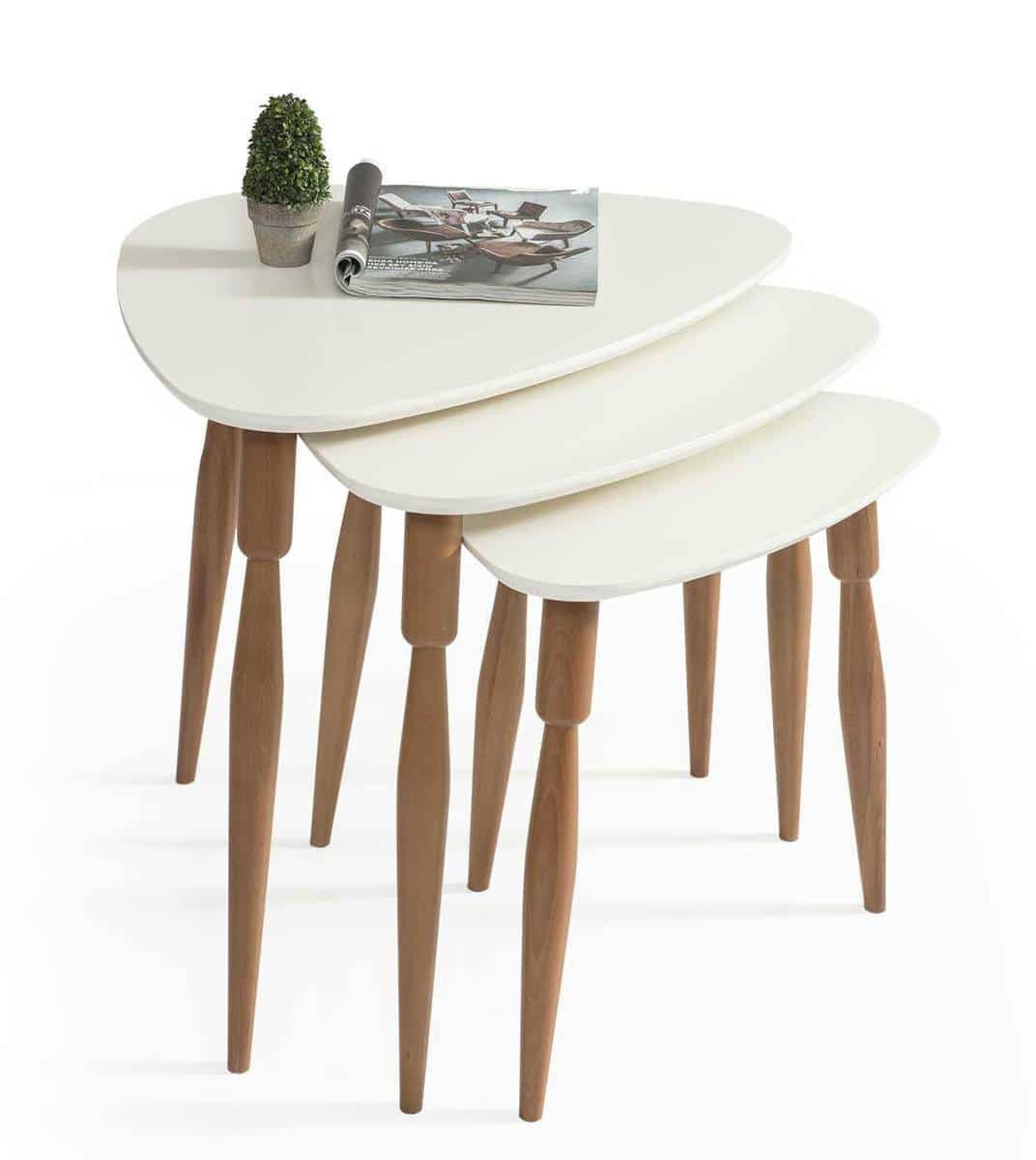 Ege gigognes table (blanche)