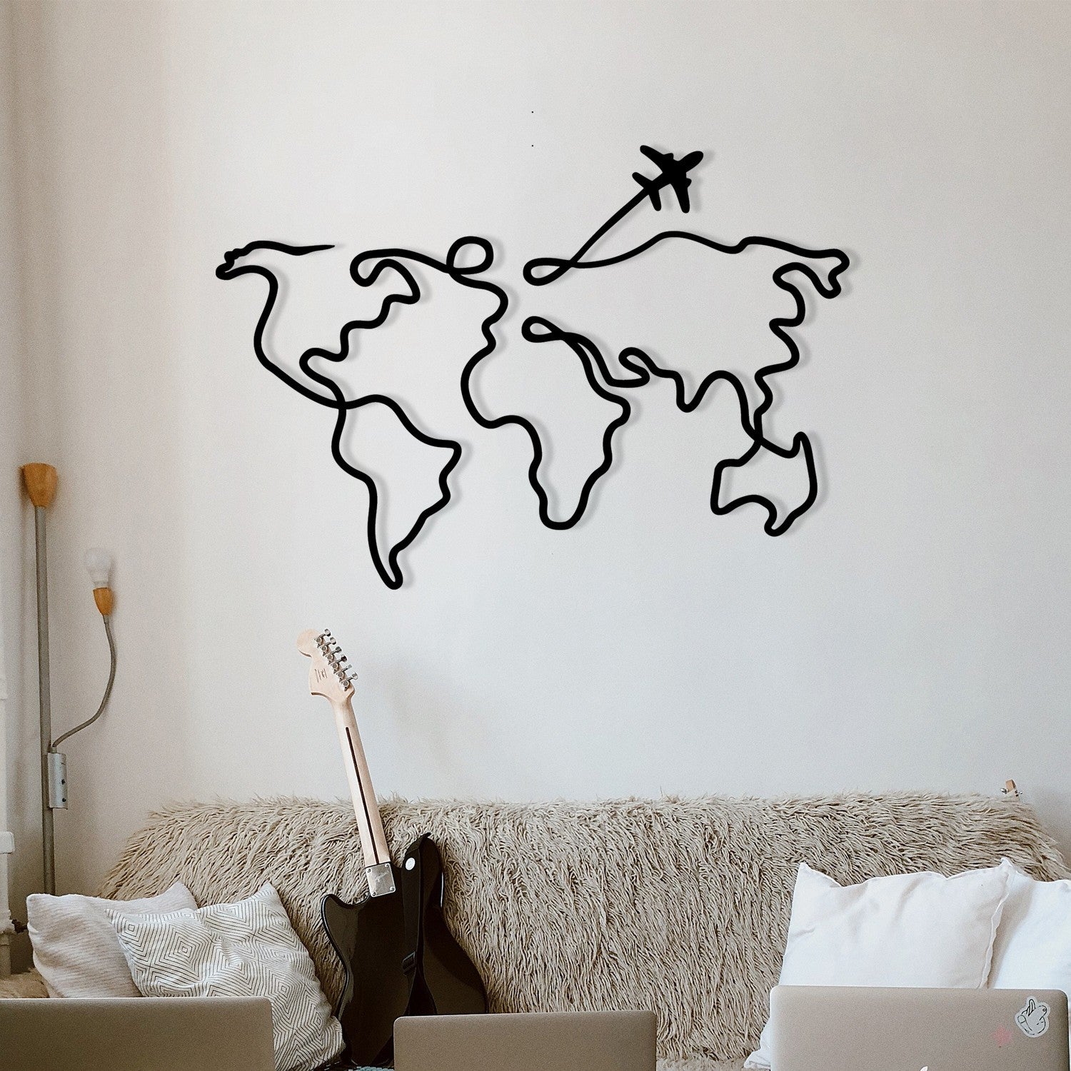 Accessoire mural en métal décoratif Mozzafiato