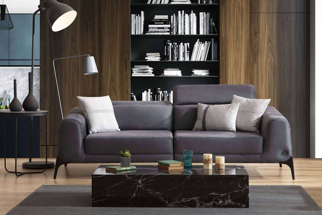 Terra canapé 3 places anthracite