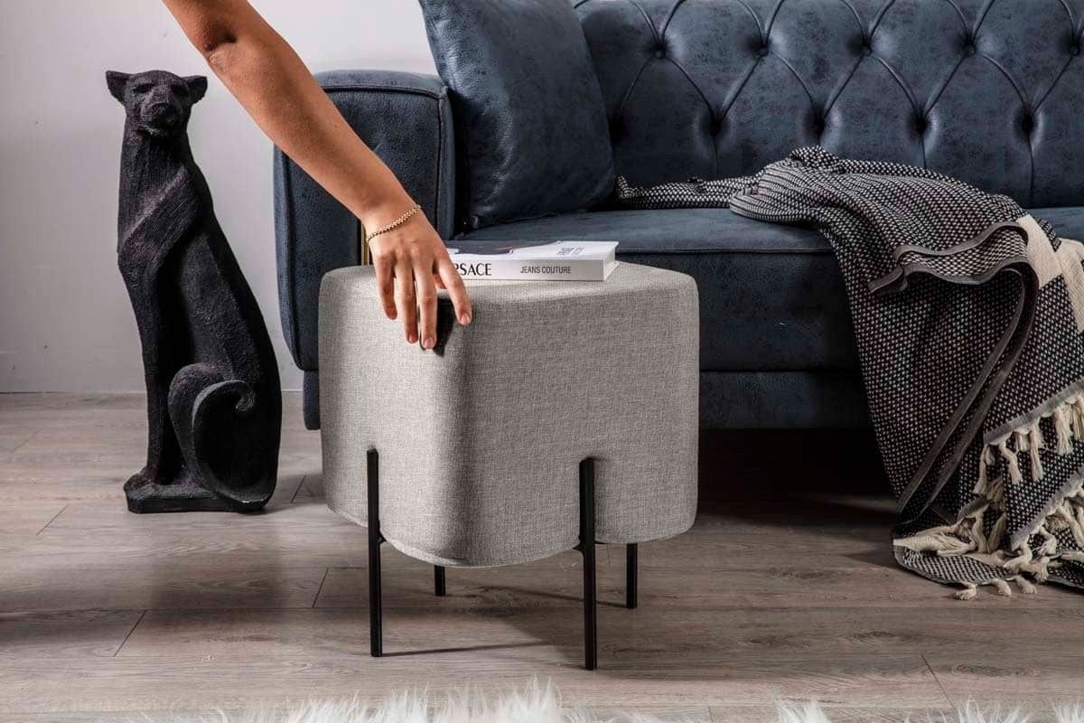 Mono Pouf Crème