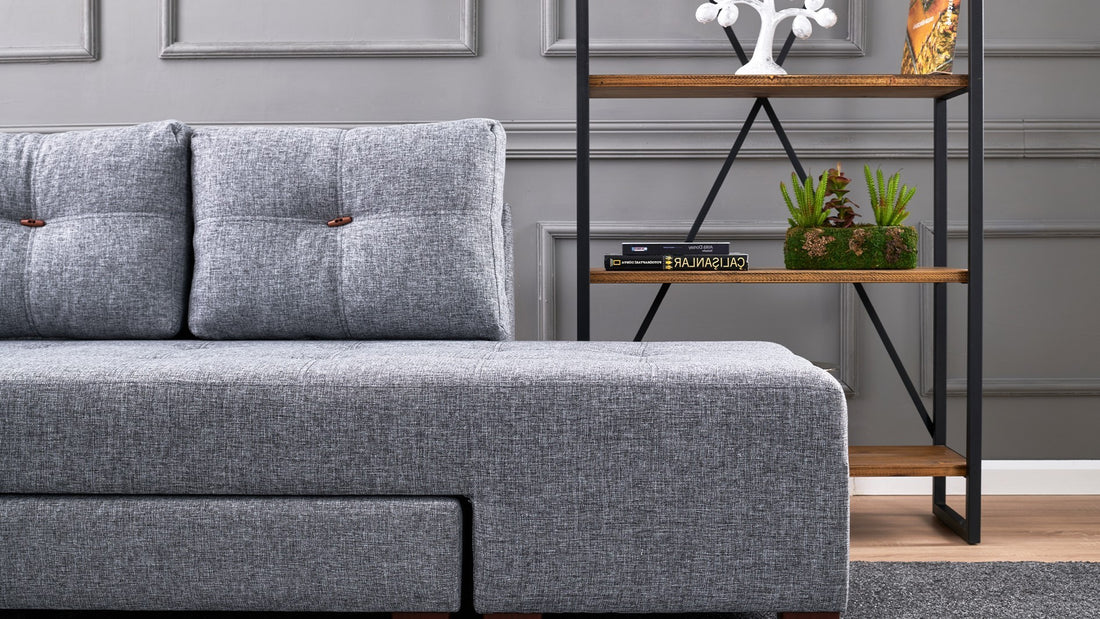 Canapé d'angle Manama Corner Sofa Bed Left - Grey