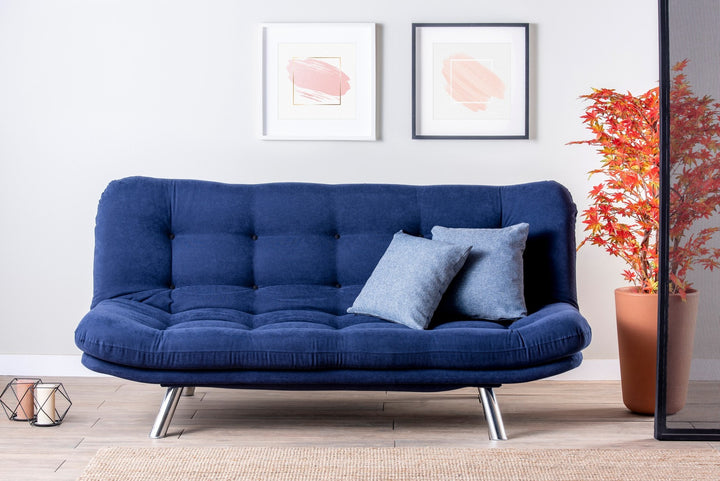 Canapé-lit 3 places Misa Sofabed - Navy Blue