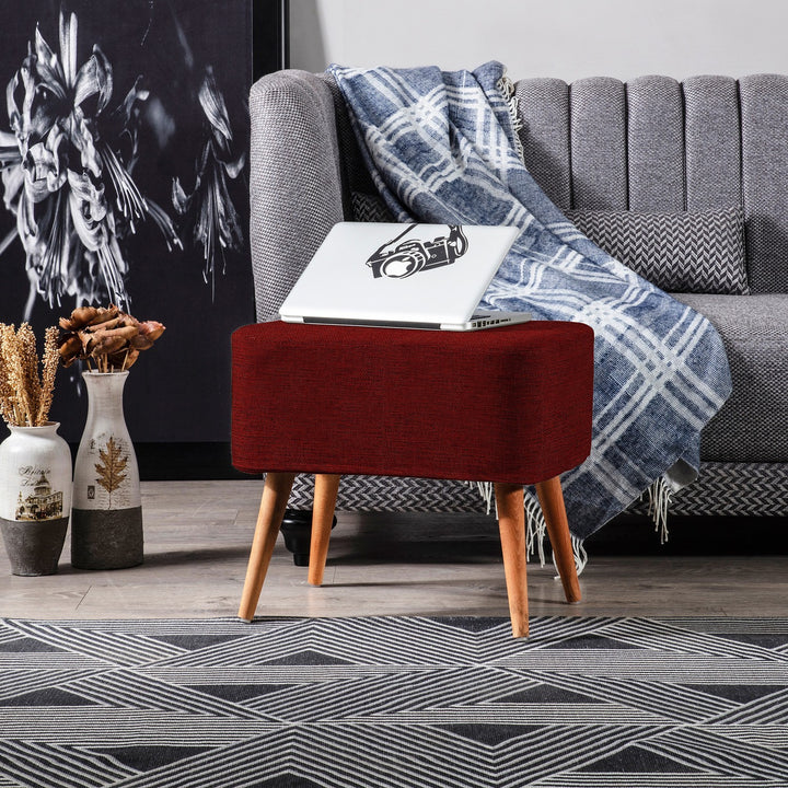 Albina Pouf rouge