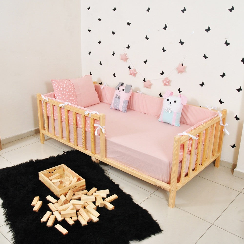 Lit cabane enfant Nil ,bois 90x190cm
