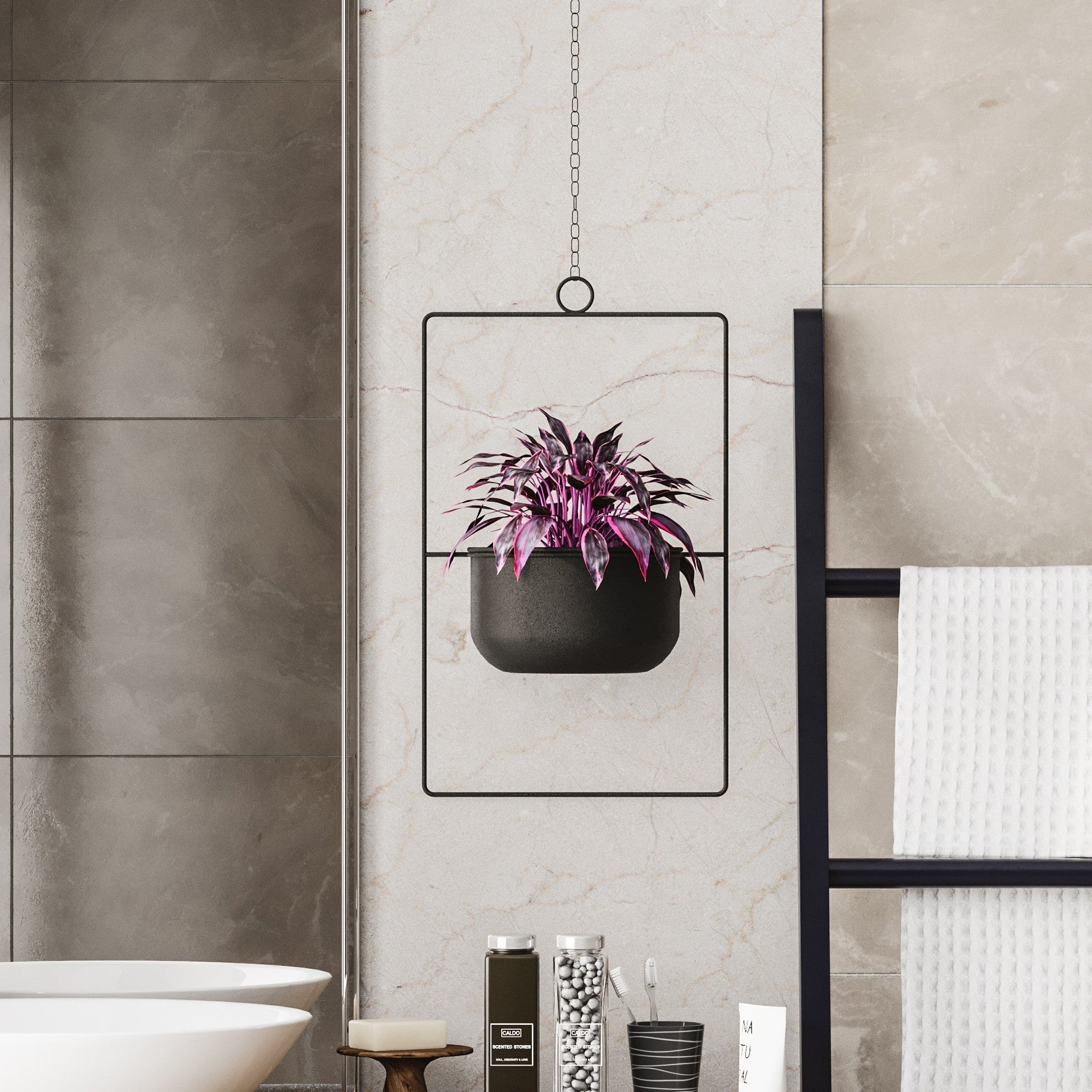 Pot décoratif Parapet - Black