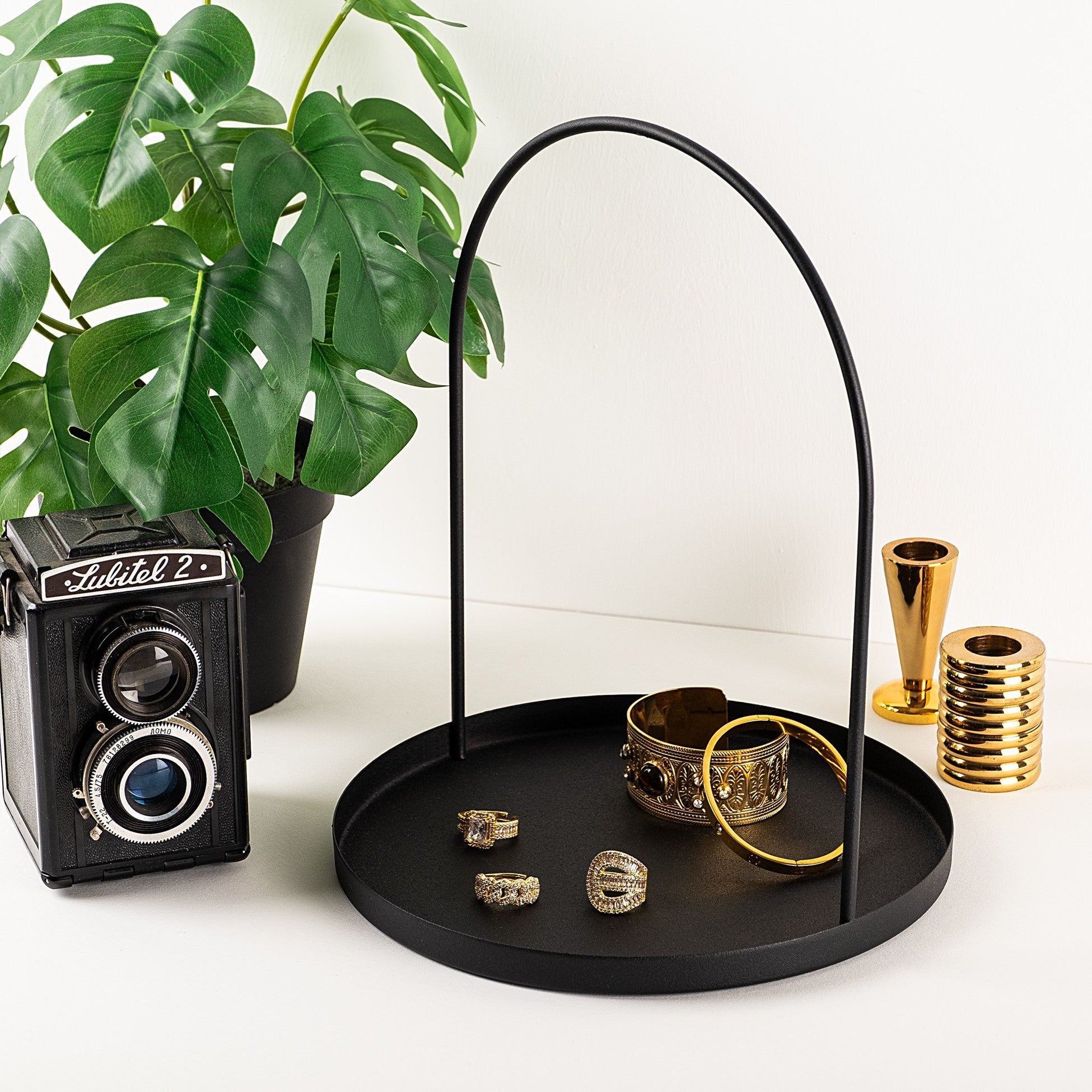 Accessoire en métal décoratif Kos - Black