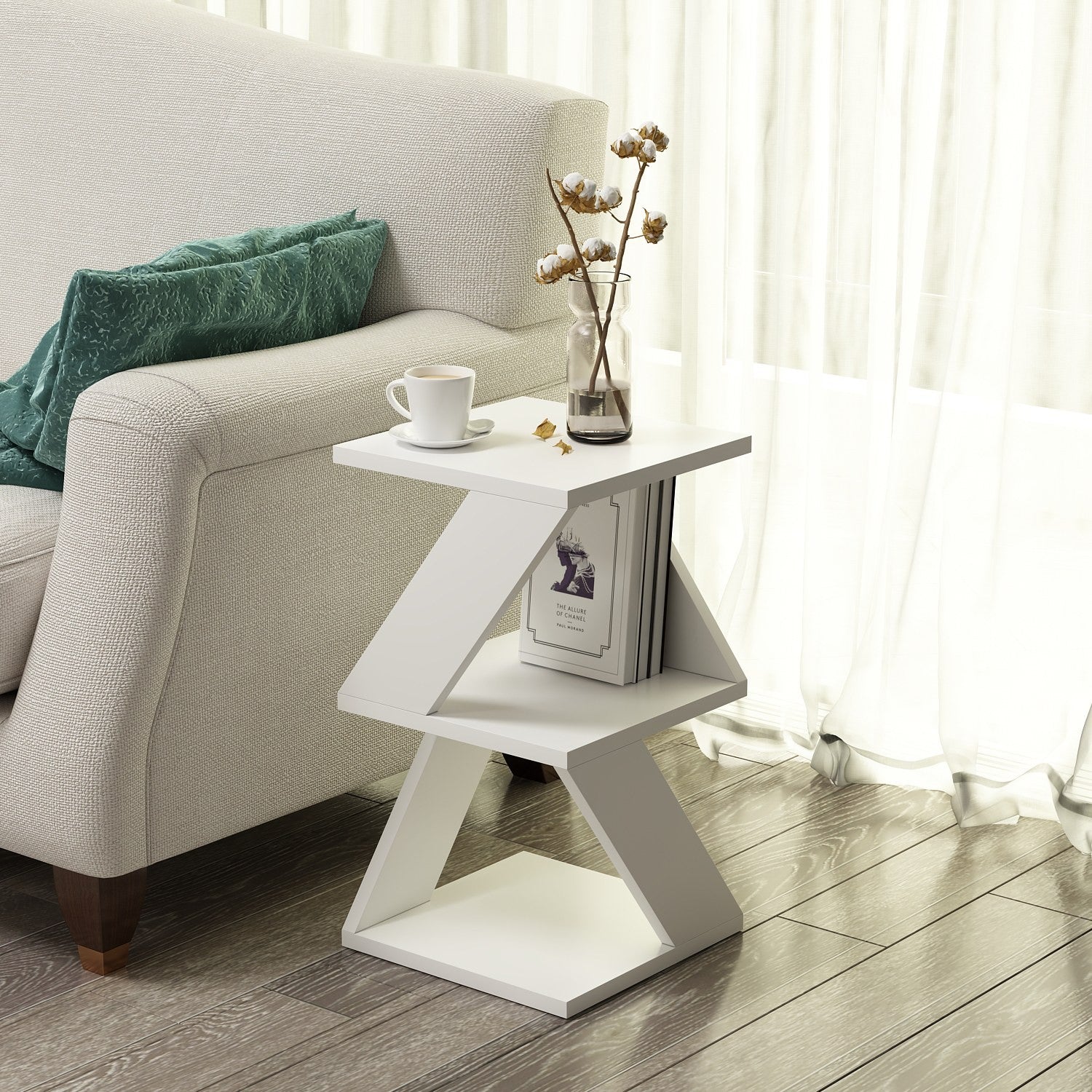 Table d'appoint Albeni - White