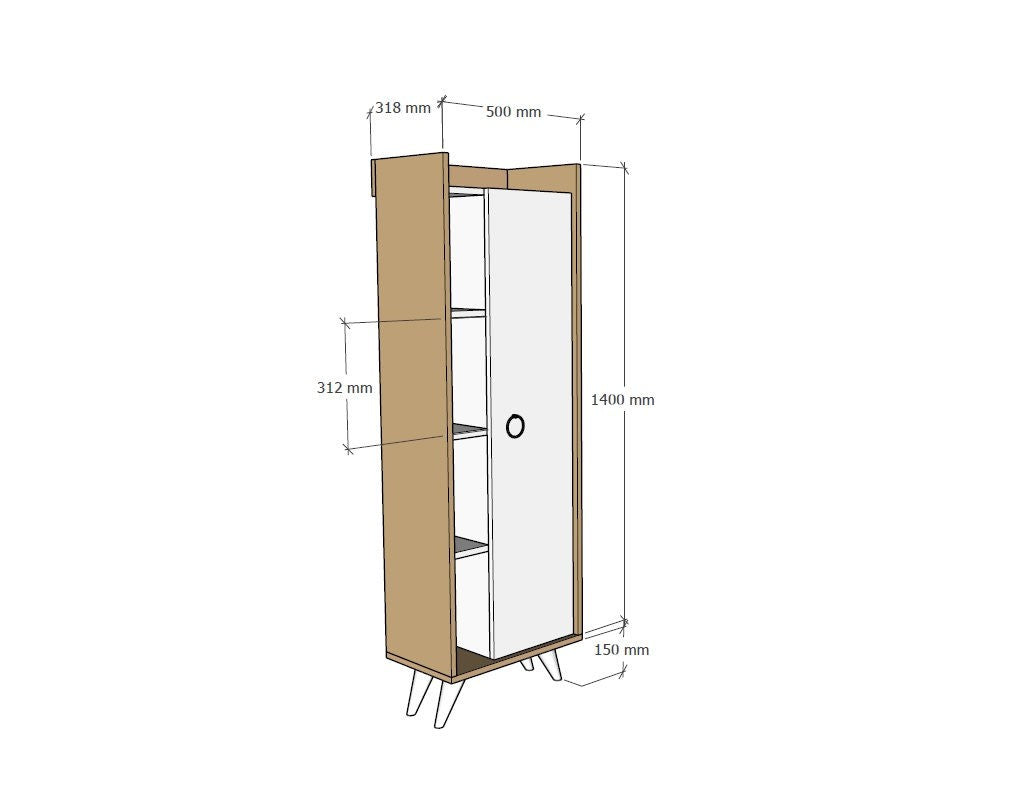 Armoire polyvalente Ilgım