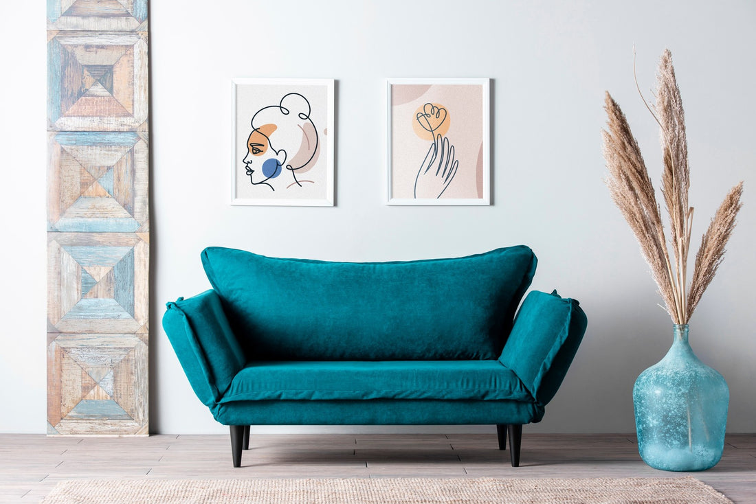 Canapé de 2 places Vino Daybed - Petrol Green GR124\01