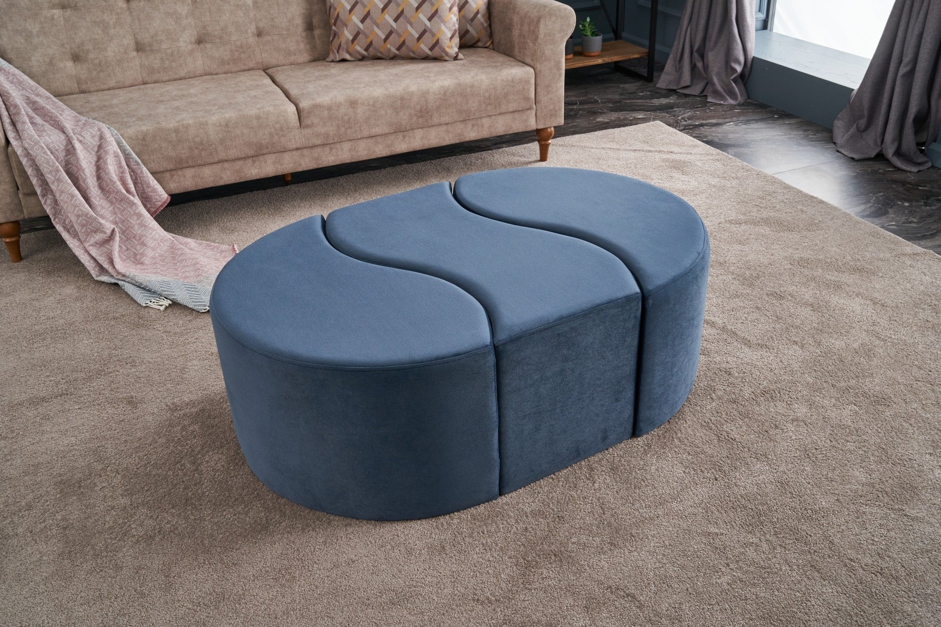 Pouf Alya Puf - Blue