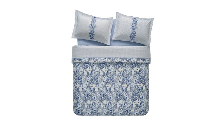 Marinella Parure de Lit Bleu