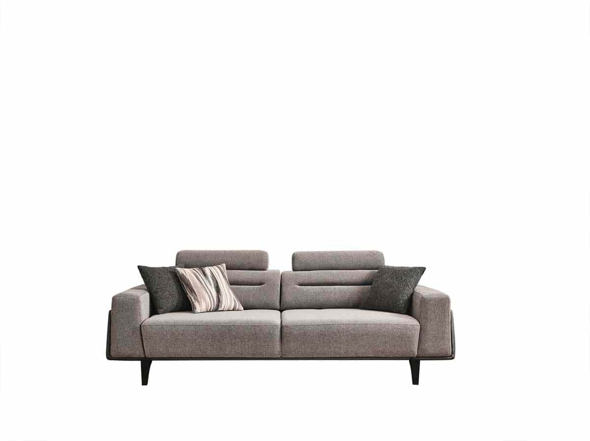 Oslo Gris Canapé 3 Places