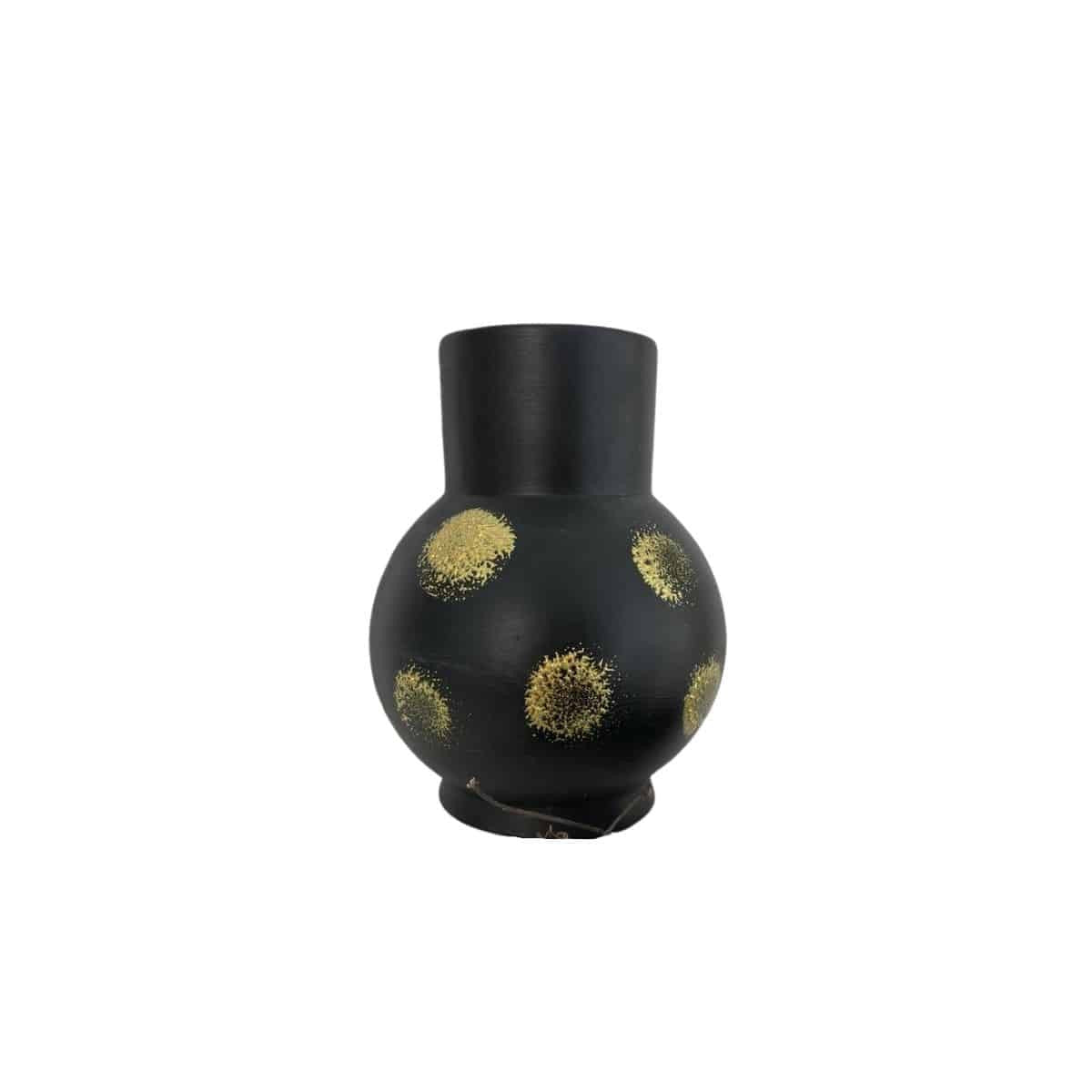 Pudgy noir or vase