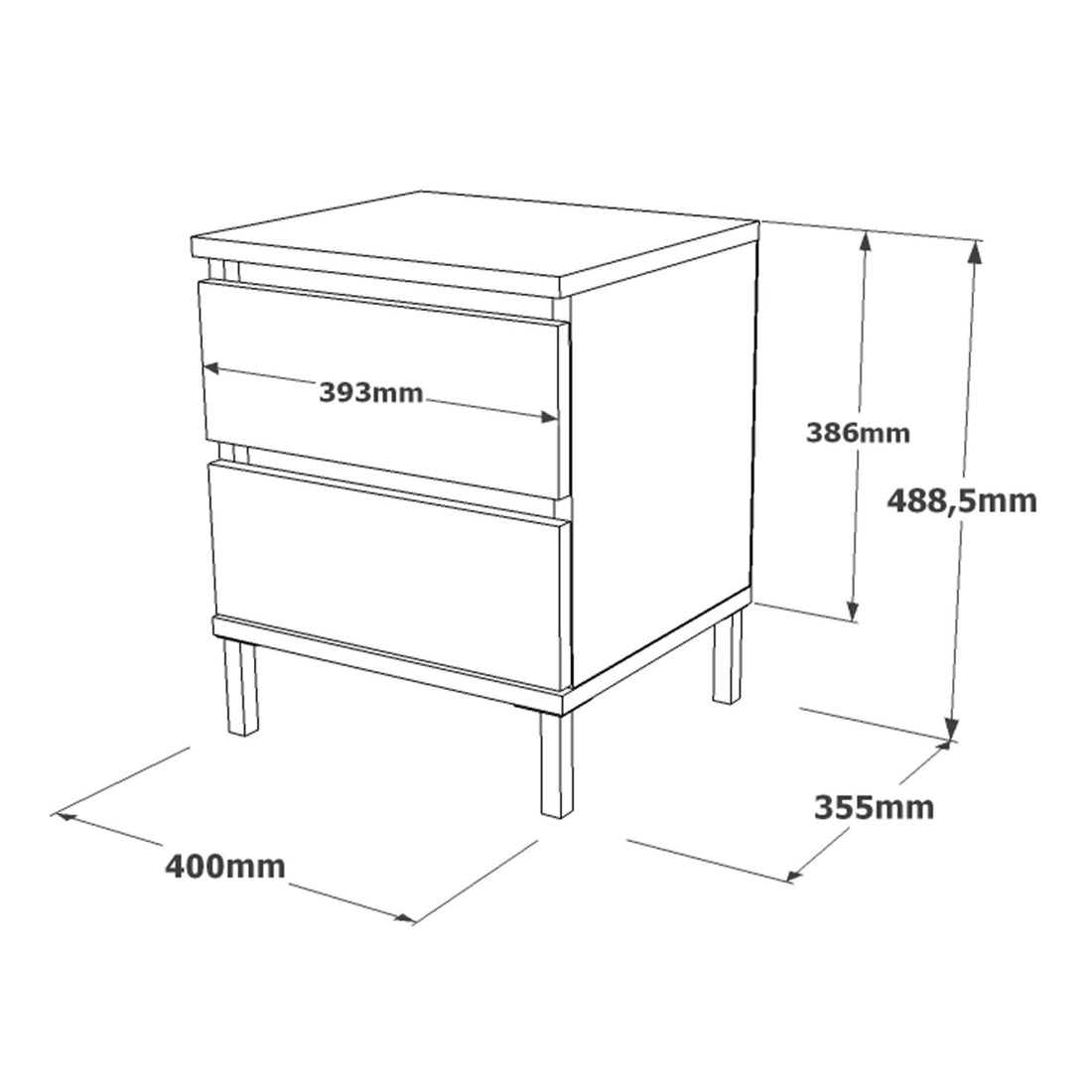Table de chevet LV25-KL