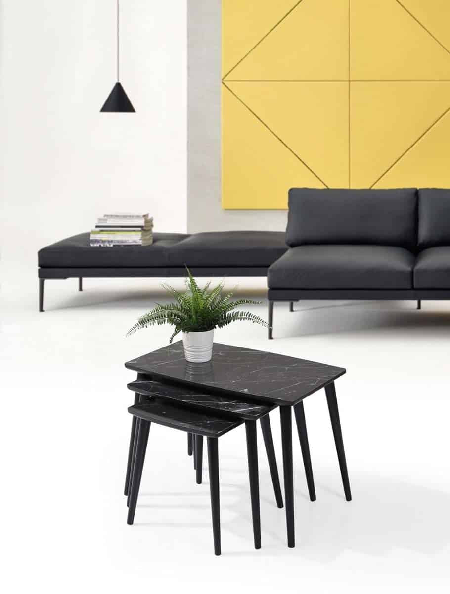 Table basse Ekol gigognes (Marbre)