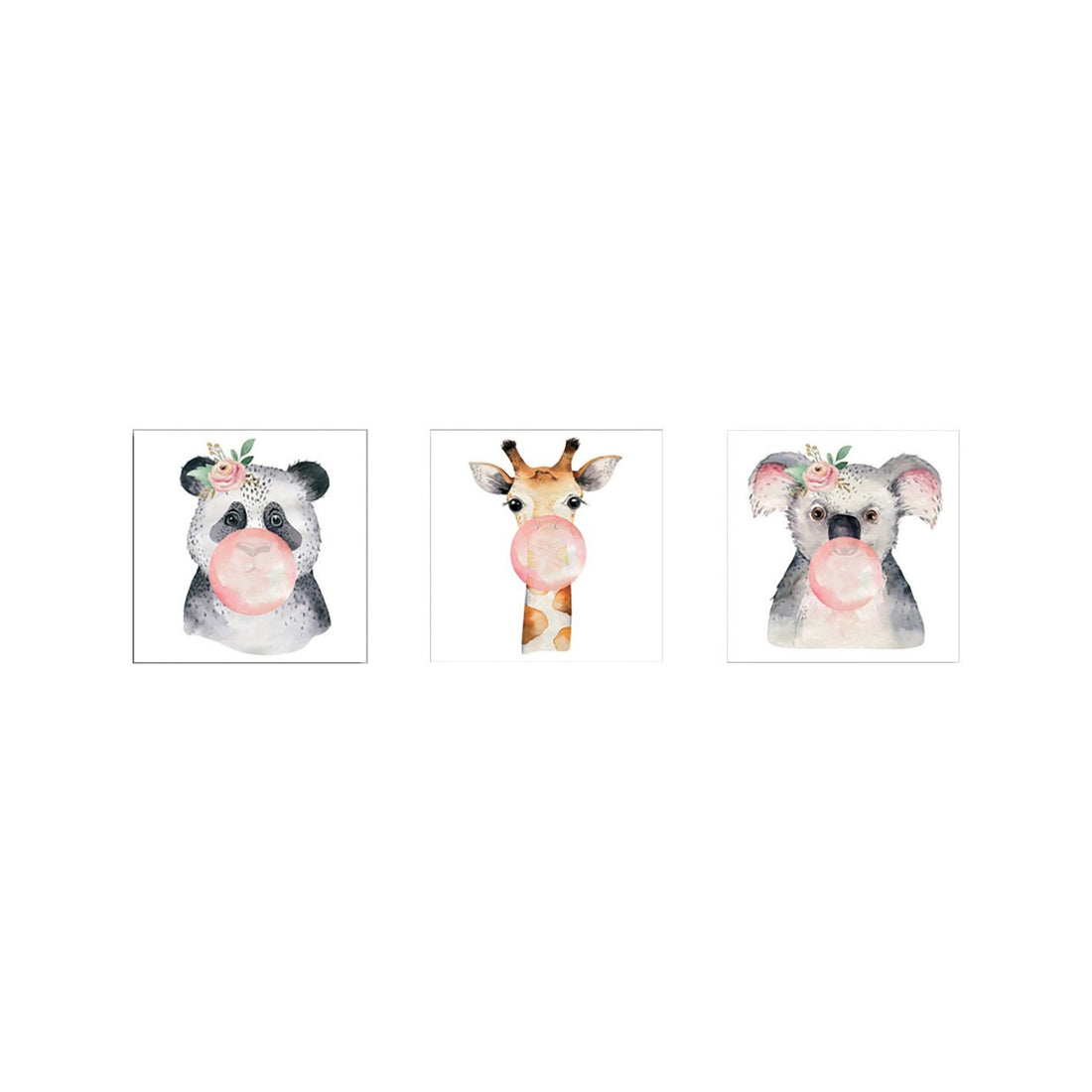 Peinture décorative en toile (3 pièces) FAH10