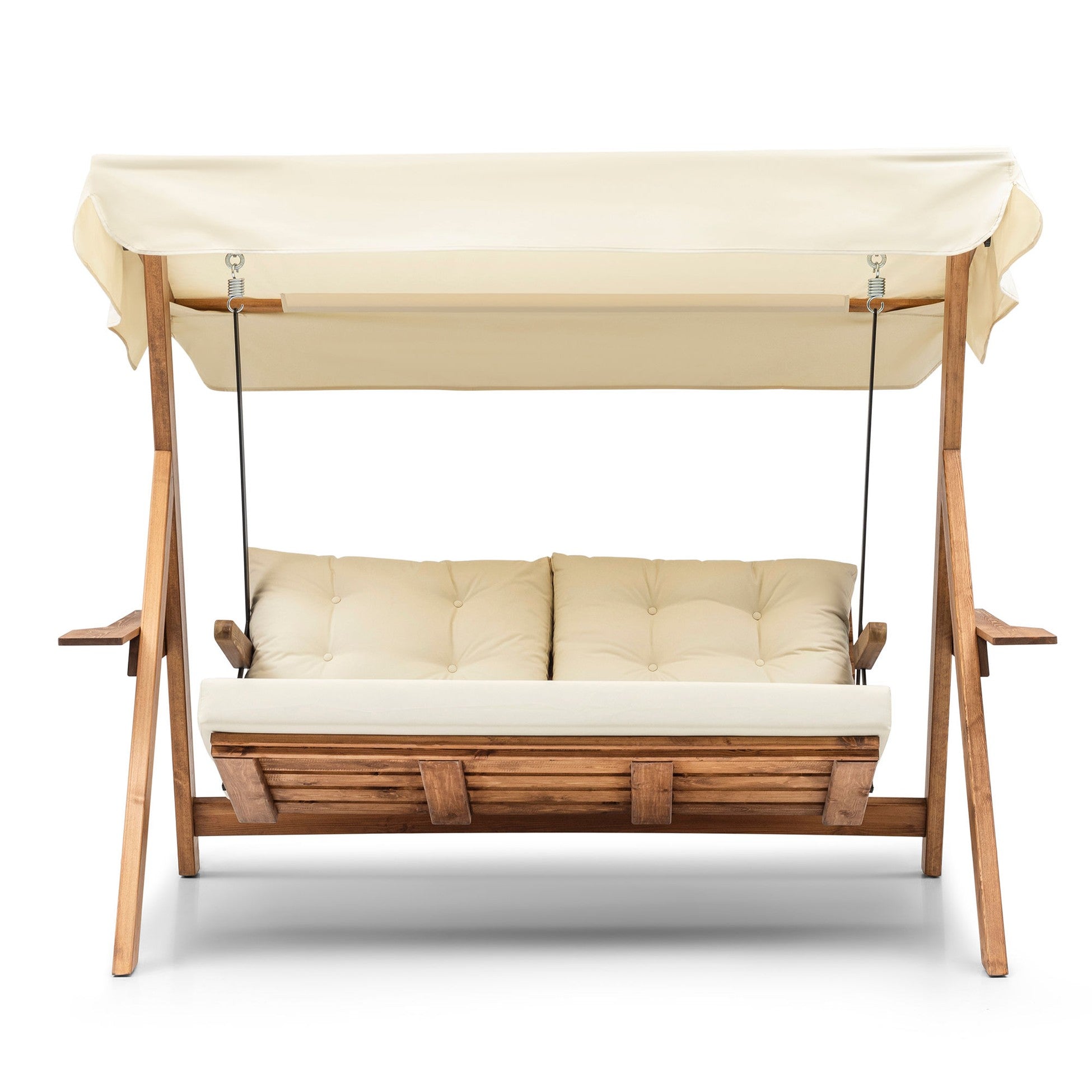 Chaise swing triple jardin Galata Swing S3 - Cream