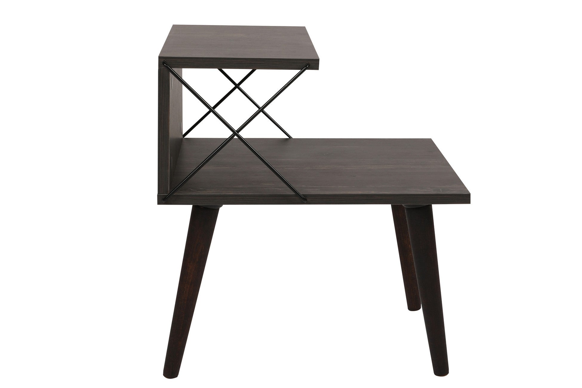 Table de chevet Cross - Dark Brown