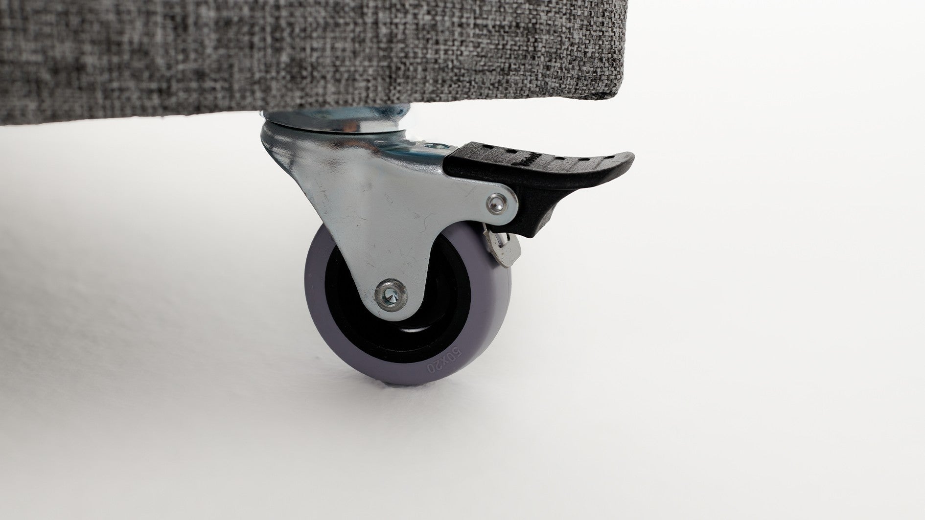 Canapé d'angle Droite Tikona 280 cm - Gris - 5 places - Tissu