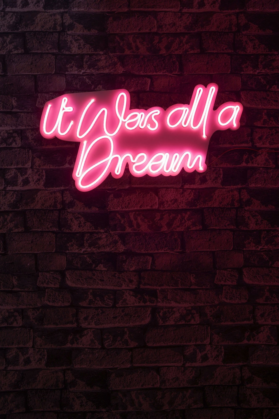 Éclairage LED en plastique décoratif It was all a Dream - Pink