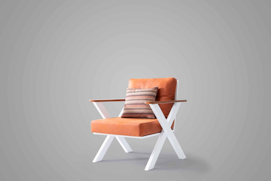 Salon de jardin avec coussins &amp; table basse Delux