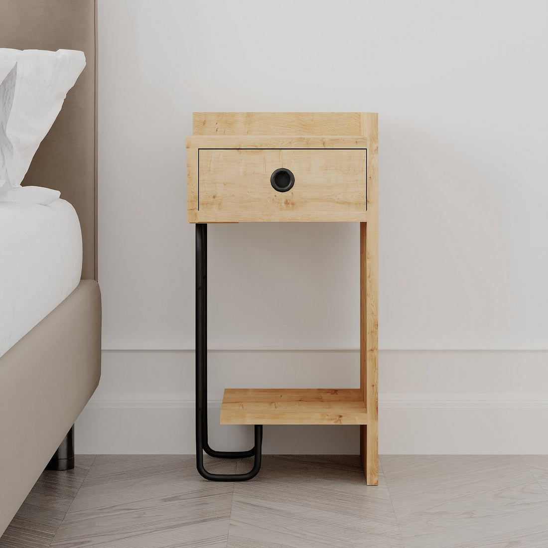 La table de nuit Sirius Right - Oak
