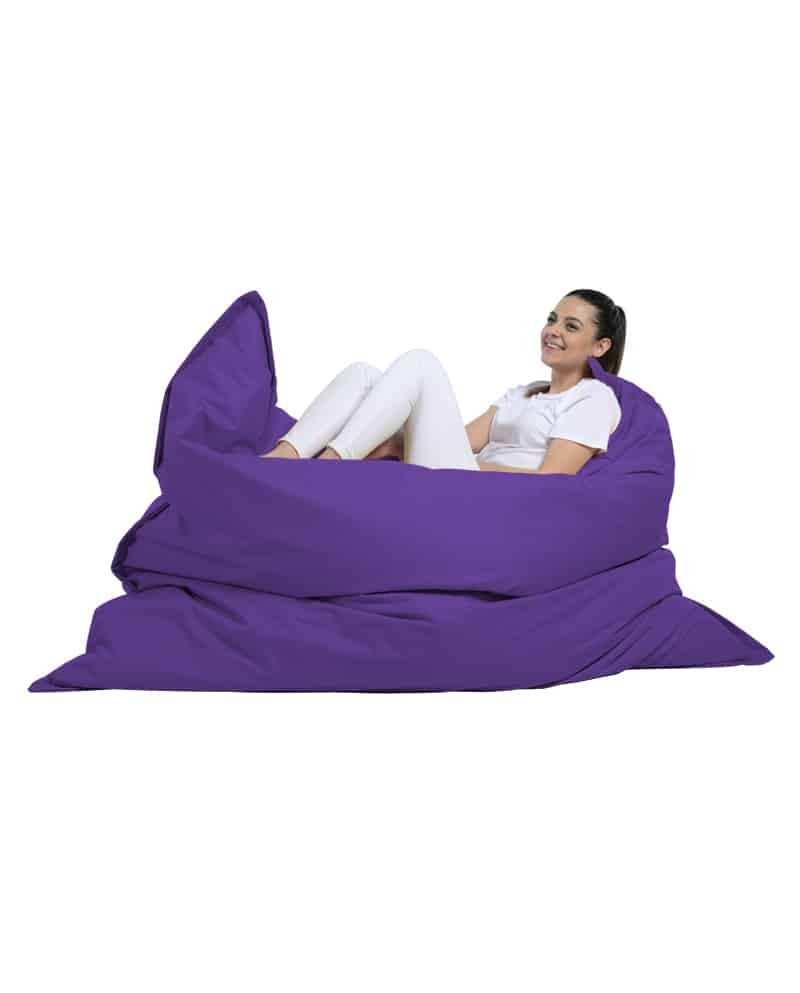 Coussin de sol Axina 140x180cm Tissu - XXL Pouf