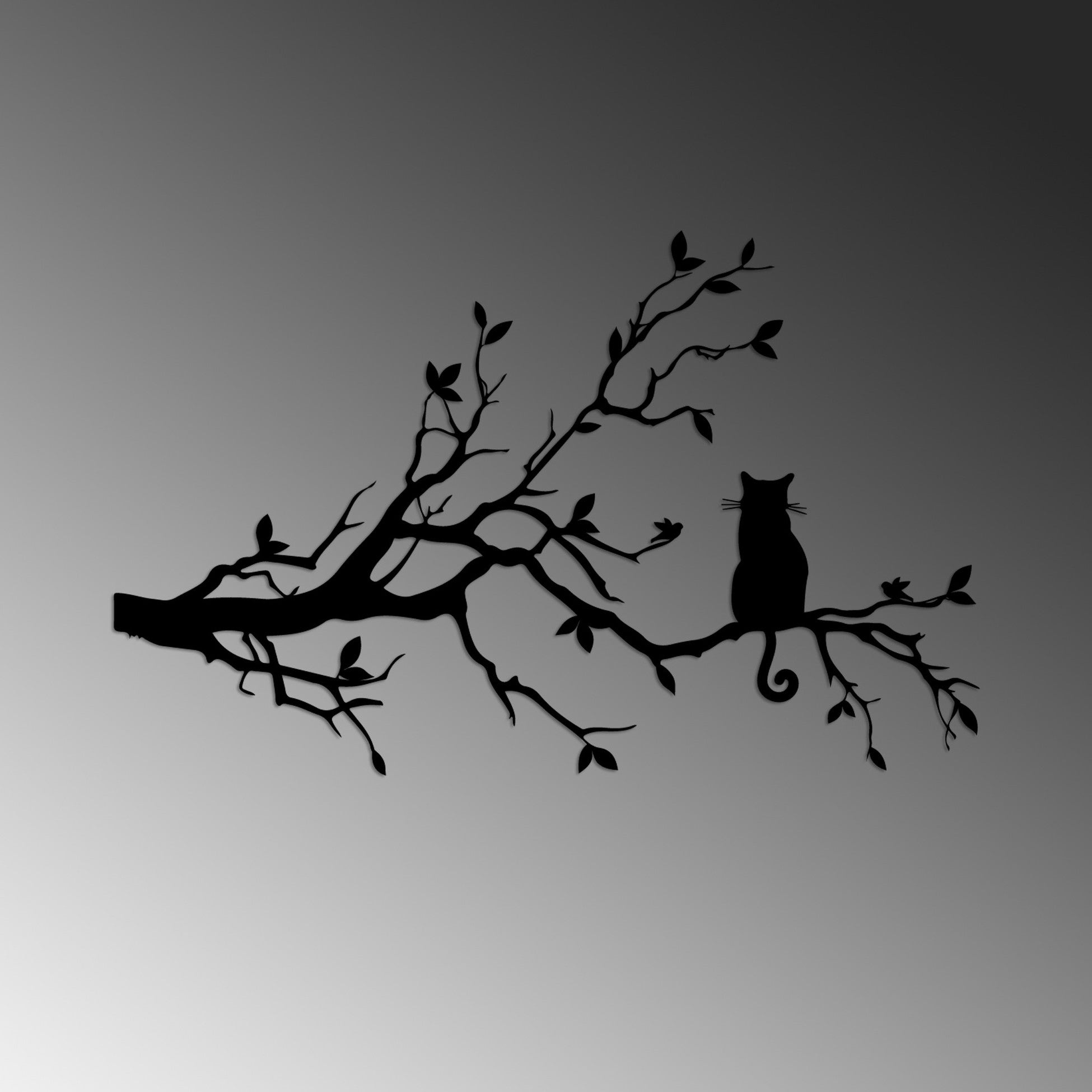 Accessoire mural en métal décoratif Cat 12