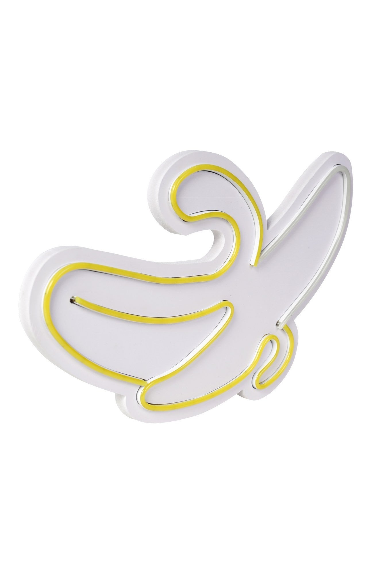 Éclairage LED en plastique décoratif Banana - Yellow
White