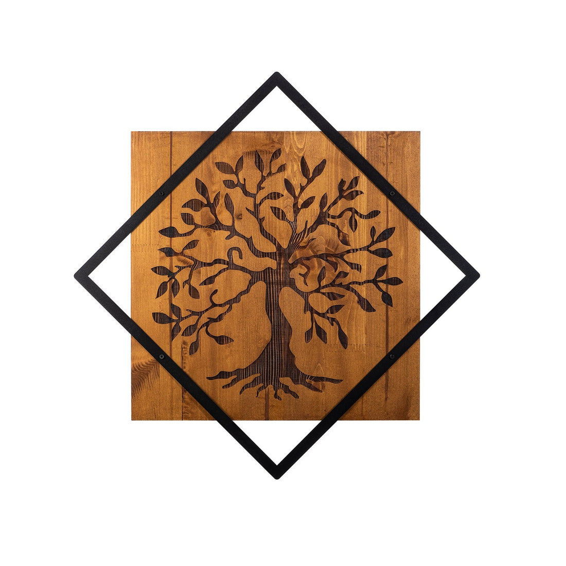 Accessoire mural en bois décoratif Tree