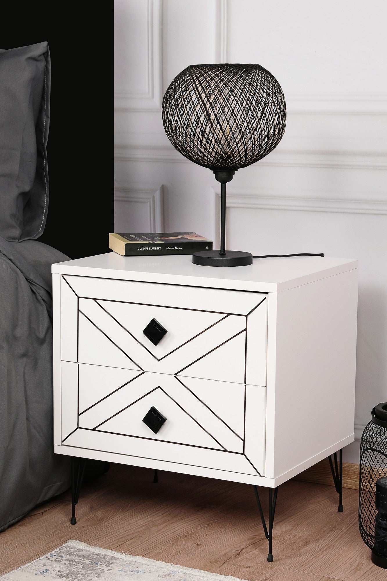 Table de chevet Luna - White