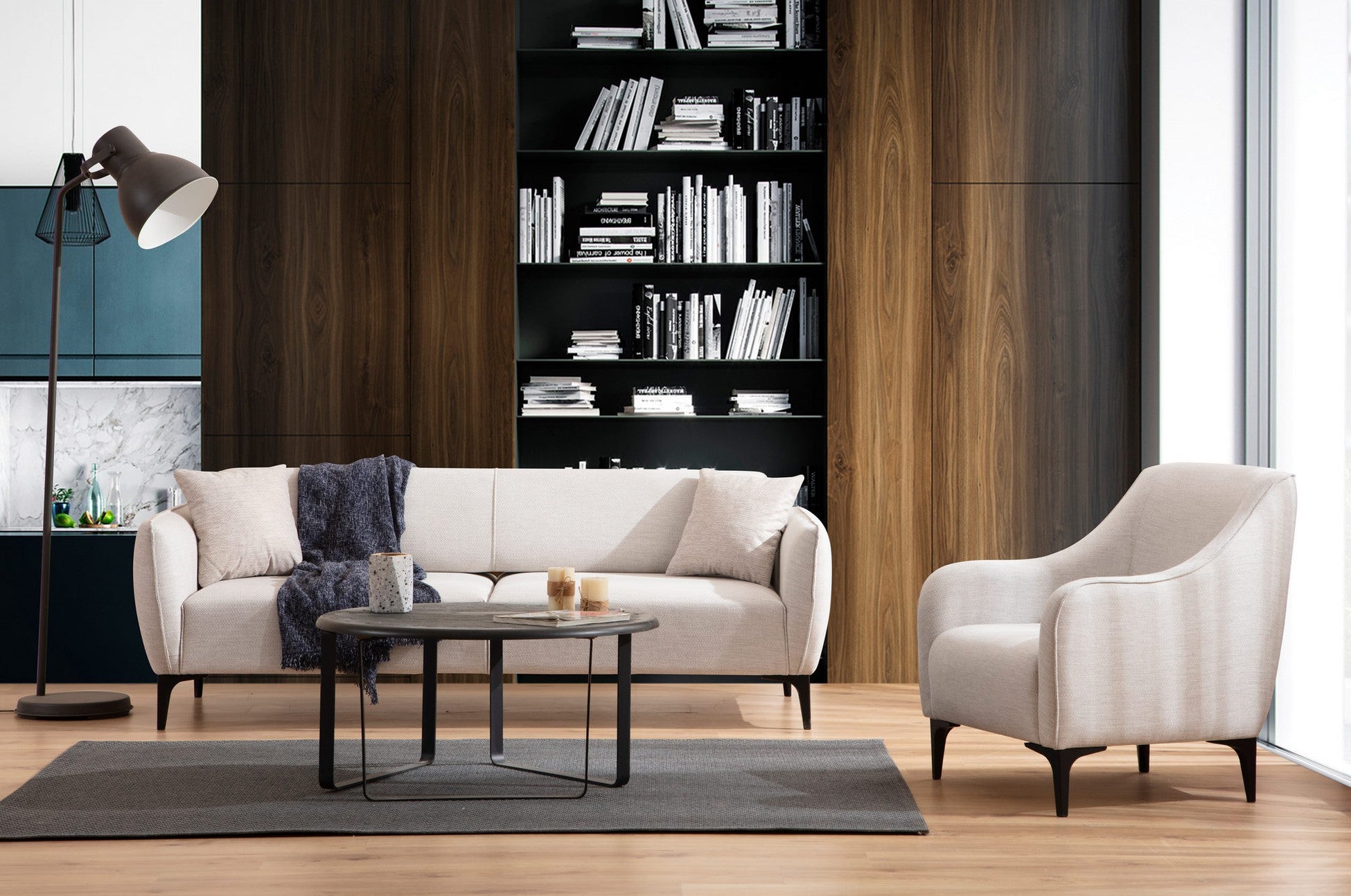 Canapé 3 places Belissimo - Off White