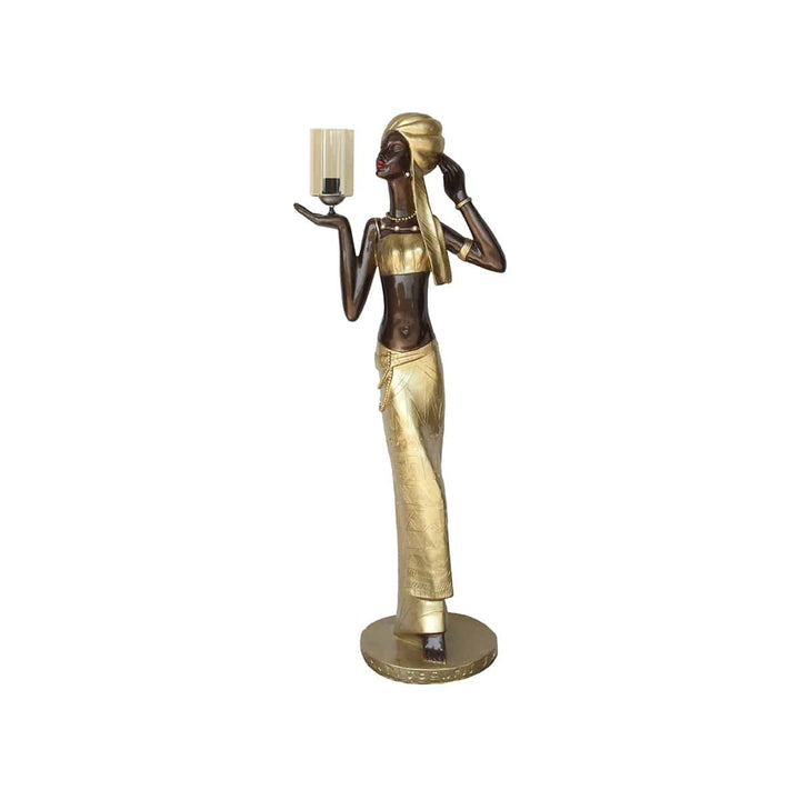 Lampadaire Fille Africaine