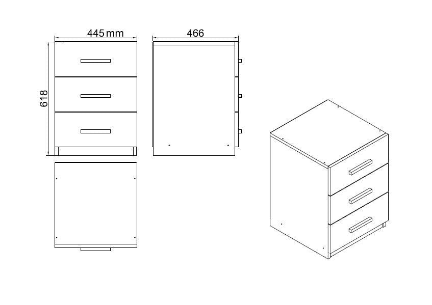 Ensemble de meubles de bureau VO14-BA
