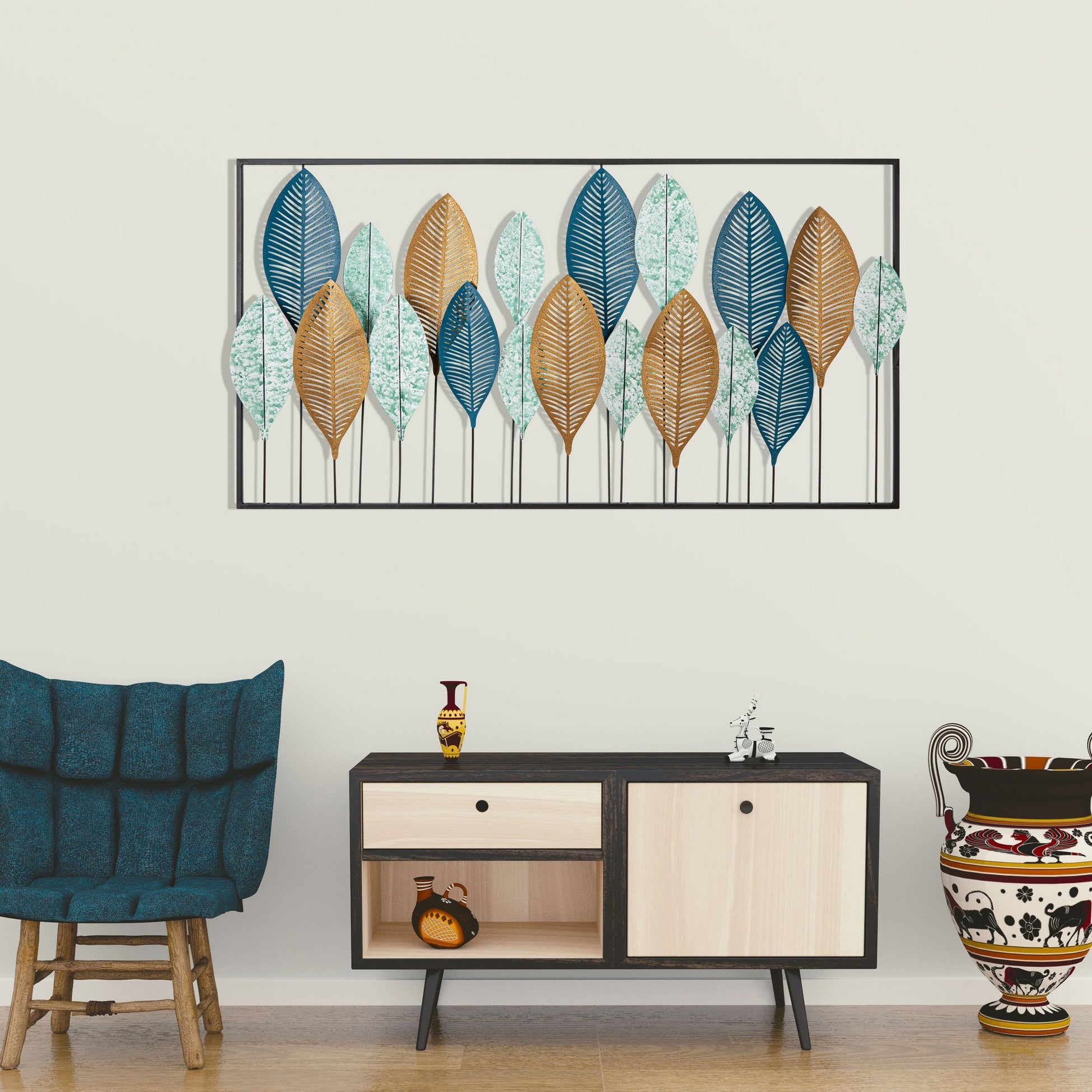 Accessoire mural en métal décoratif Bilge