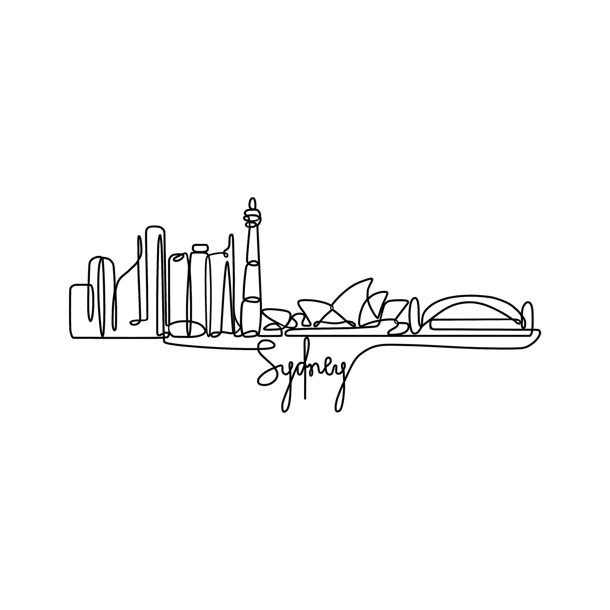 Accessoire mural en métal décoratif Sydney